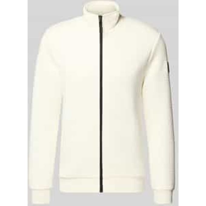 Loose fit gebreid jack van katoenmix