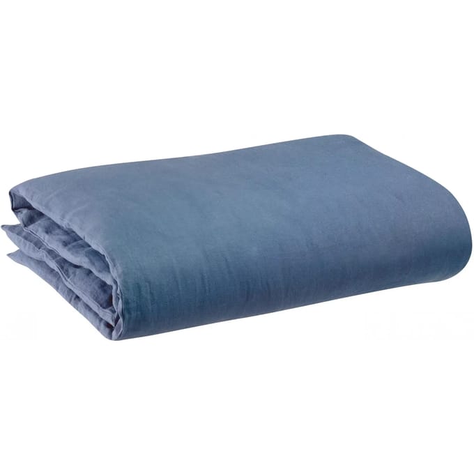 Dekbedovertrek stonewashed katoen Vivaraise Zeff
