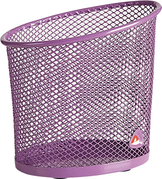 ALBA pennenhouder mesh metaal groen rond 60mm diameter