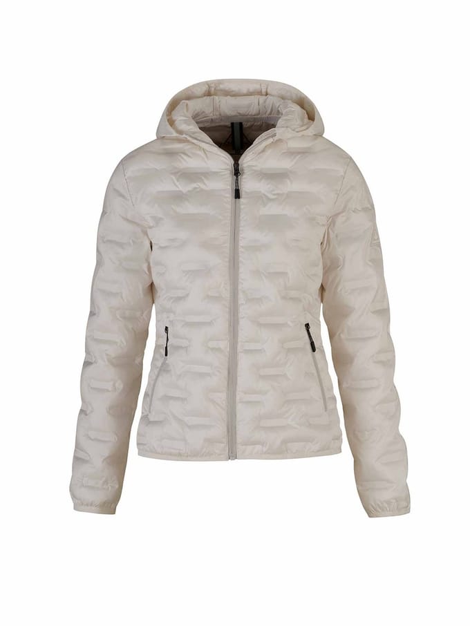 BJØRNSON Lilia Stepjack Zomerjas Dames - Winddicht - Maat 48 - Off-White