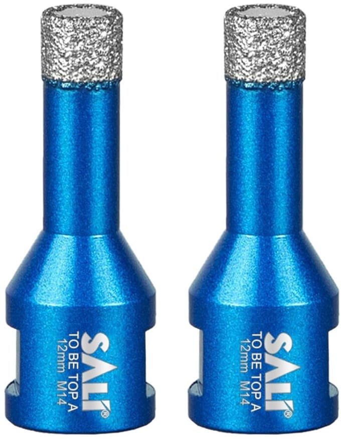 Diamant Droogboor Set 12 mm M14 Schroefdraad voor Tegels Graniet en Marmer