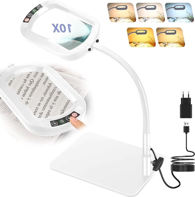 Vergrootglas Met Verlichting - Loeplamp met Led Verlichting - handwerk