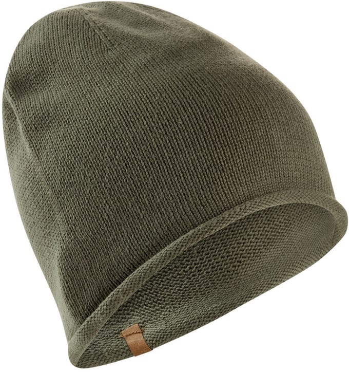 camel active Beanie van puur katoen - Maat womenswear-OS - Grijs - Groen