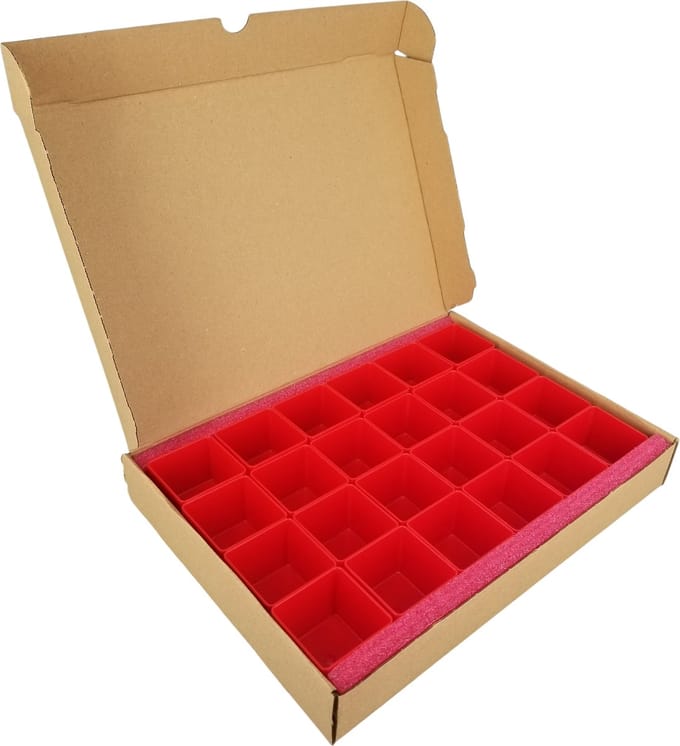 Set van 24 sorteerbakjes