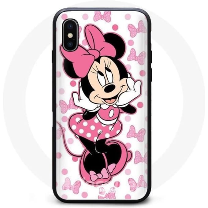 Coque de téléphone - Maniacase - Iphone XS Max - Minnie Mouse - Design original Disney - Souple