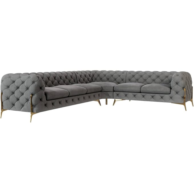 5-zitshoekbank Chelsea rechts velvet | Ropez