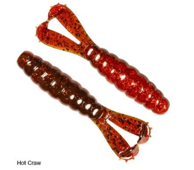 Zman Soft Lure Geit 3,75 Inch 4/Pack Hot Craw (4363) white