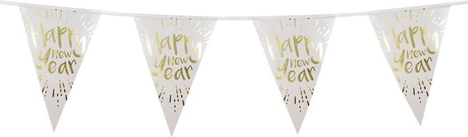 Vlaggenlijnen set  Happy New Year