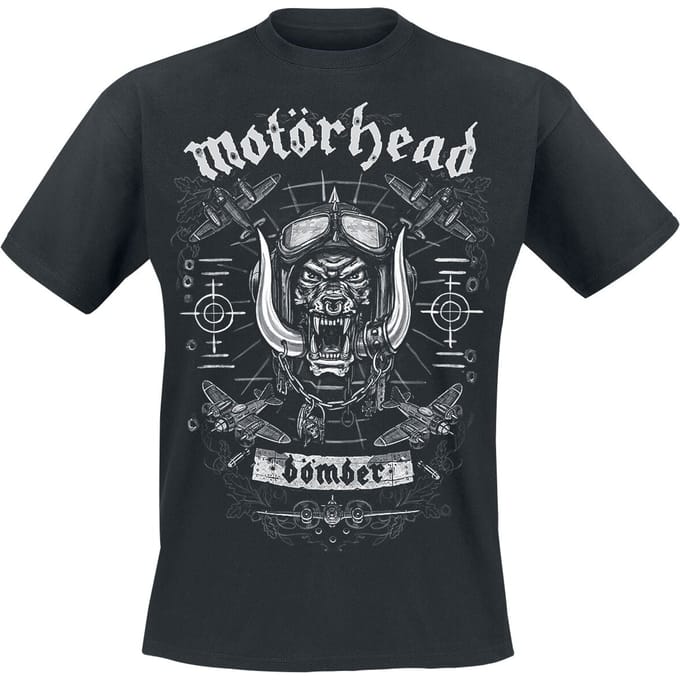 Motörhead T-shirt - Bomber Planes - S tot M - voor Mannen - zwart