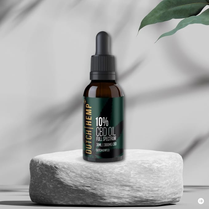 Dutch Hemp CBD-olie 10% - 30 ml - Full spectrum