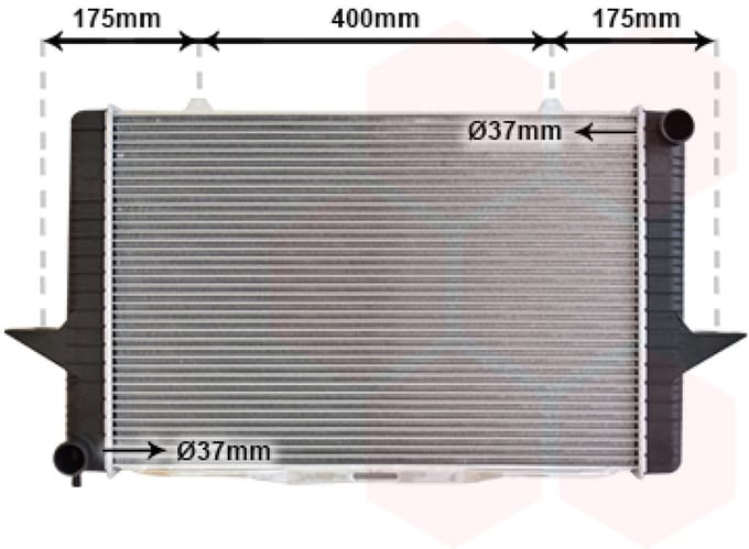 Van Wezel - RADIATOR VOOR VOLVO 850 1991-1997 8601353
