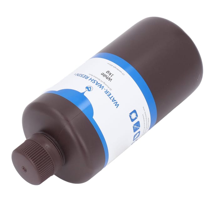 3D-printhars, gietbaar, waterafwasbaar, UV-uithardend, hoge resolutie, 80 Shore-hardheid, 1 kg verbruiksartikelen black