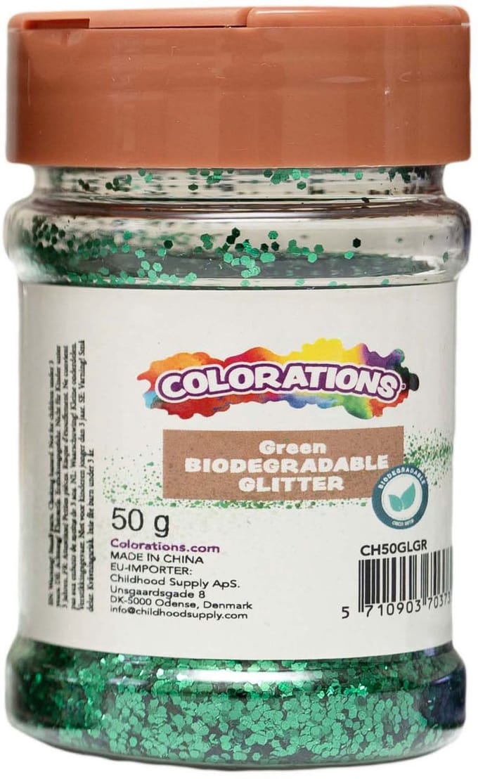 Colorations - Biologisch Afbreekbare Glitter Groen - 50g
