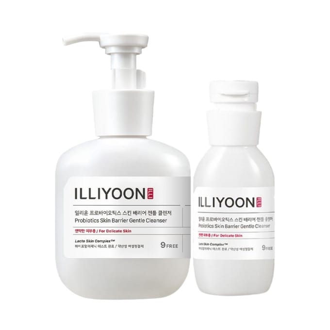 Illiyoon Probiotica Milde Reiniger Zuiverende Dagelijkse Intieme Hygiëne 300ml + 100ml Set white