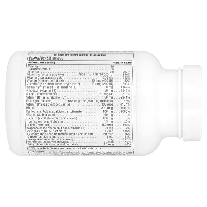 Regeneration®, Multivitamine- en Mineralensupplement, 90 Softgels