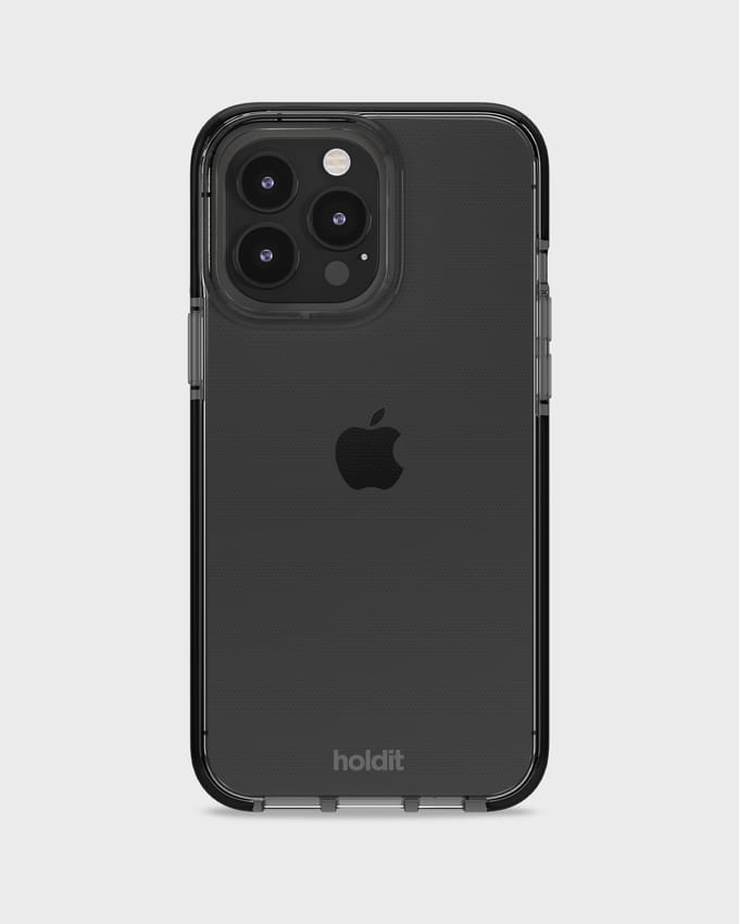 Holdit Seethru Case geschikt voor Apple iPhone 15 Pro Max - Zwart