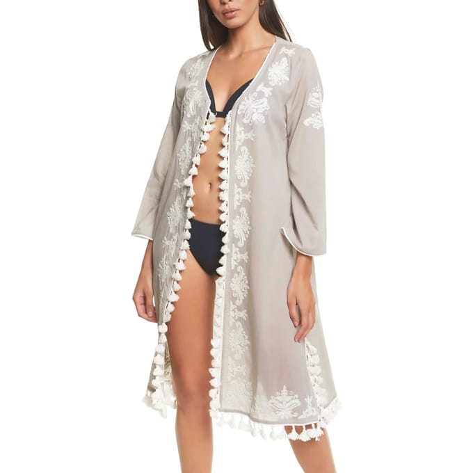 Geborduurde strandtuniek voor dames Selmark Complementos