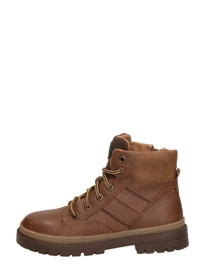 KEQ Veterschoenen Hoog Veterschoenen Hoog - Cognac - Maat 28