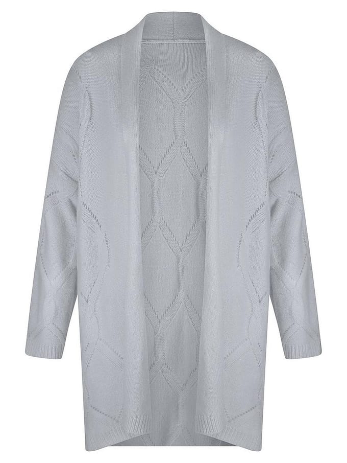 Lang vest kasjmier Van Peter Hahn blauw