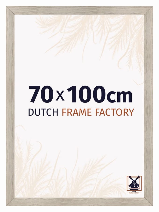 Fotolijst 70x100 cm - MDF - Eiken Licht - Praag