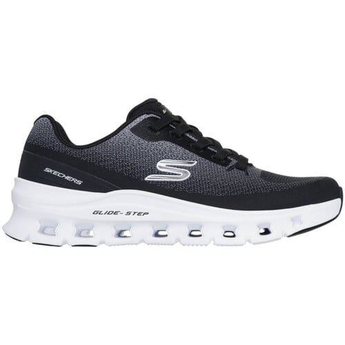 Skechers Heren Glide Step Pro Waverra Slip Ins Sneakers Black White