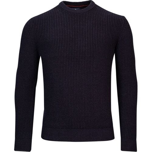 Baileys Trui Uni Structure Crew Neck Navy / male