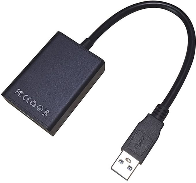 Oneay USB 3.0 naar HDMI videoadapterkabel, USB naar HDMI high-definition converter, ondersteunt 1080p, ingebouwde driver.
