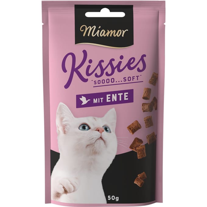 Voordeelpak: 11x50g Miamor Kissies met eend kattensnacks