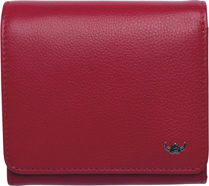Golden Head Leren portemonnee Madrid RFID Protect RV-Börse 3335 Rot rood