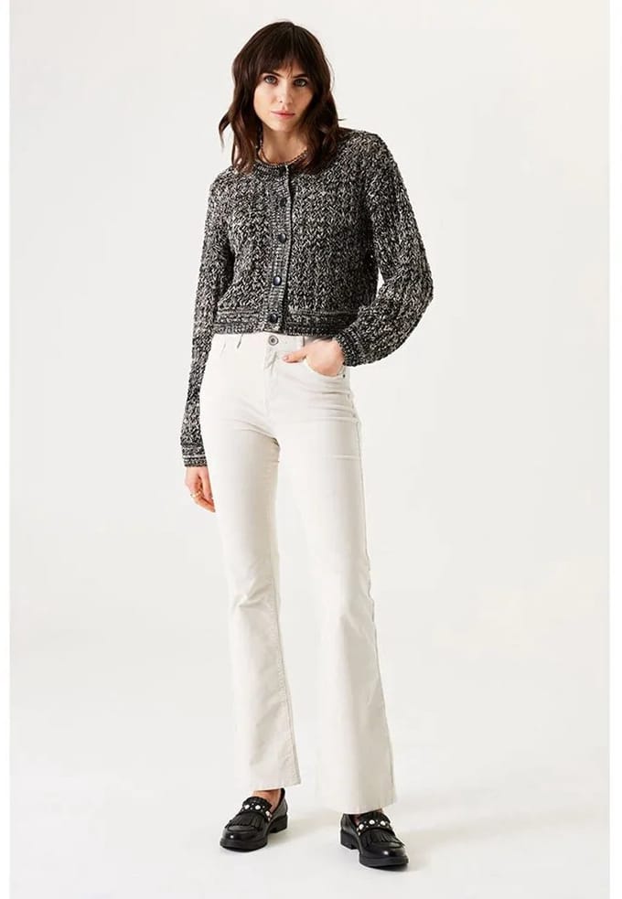 GARCIA T40314 Dames Superslim Fit Broek Wit - Maat W33 X L32