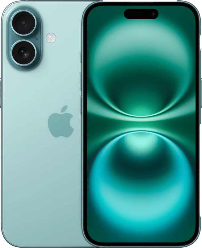 Apple iPhone 16 Blauw-groen 128 GB 15.5 cm (6.1 inch)
