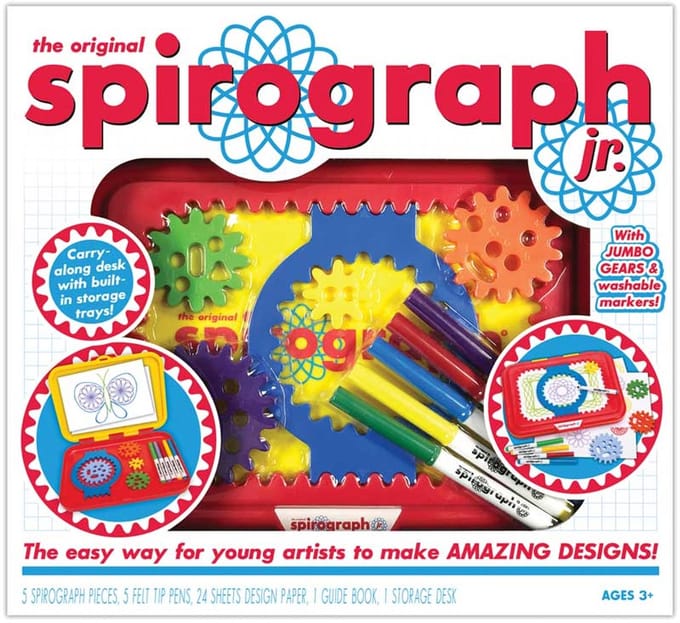 Spirograph Junior creatief tekenset - Voor kinderen vanaf 3 jaar - Stimuleert creativiteit
