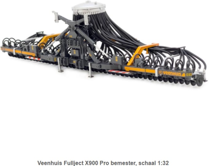 MarGe Models Veenhuis Fullject X900 Pro bemester, schaal 1:32