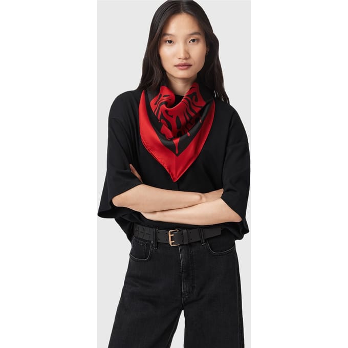 AllSaints Marley Square Black Taglia: OS | Sciarpe Outlet | Donna | Nero