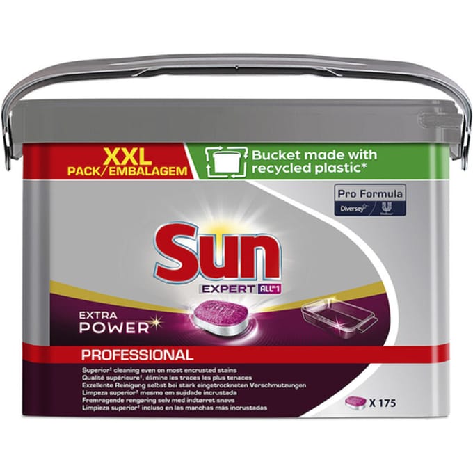 Vaatwastabletten Sun Pro Formula All-in-one extra power 175 stuks