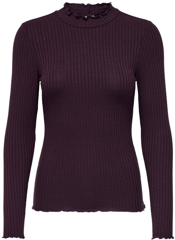JDY - JDYFRANSISKA L/S HI-NCK TOP JR Dames Top