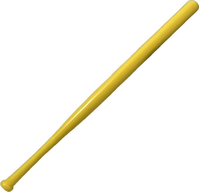 Wiffle - Hard Plastic Honkbalknuppel - Traditioneel USA Brand - Geel - 80 cm