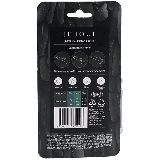 Je Joue - C-Ring Maximum - Cockring - Zwart