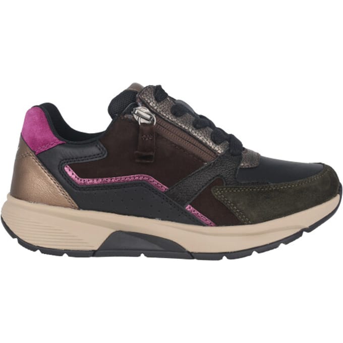 Gabor rollingsoft sensitive 56.878.63 - dames rollende wandelsneaker - Multikleur - maat 35.5 (EU) 3 (UK)