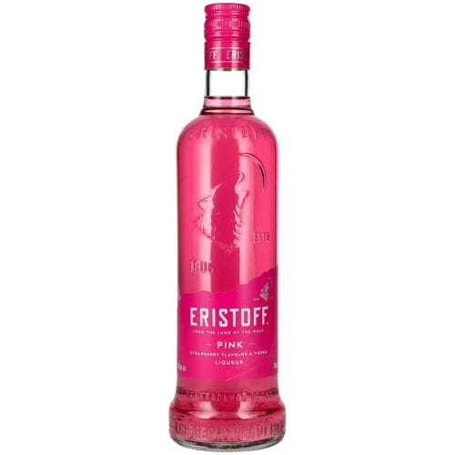 Eristoff PINK Strawberry Flavours & Vodka Liqueur 18% Vol. 0,7l