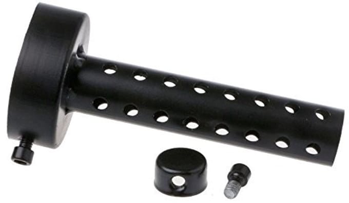 Dailygoods- Uitlaatdemper 60MM - Universele Motorfiets Demper - Muffler/Baffle - DB Killer - Korte Demper - Zwart