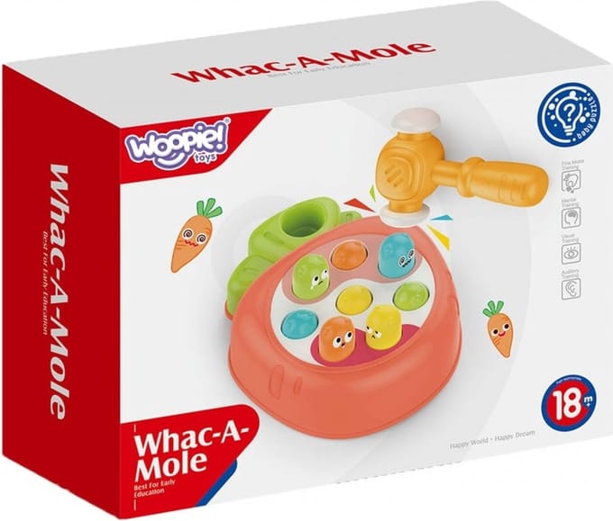 WOOPIE BABY arcadespel Hit the Mol met hamer