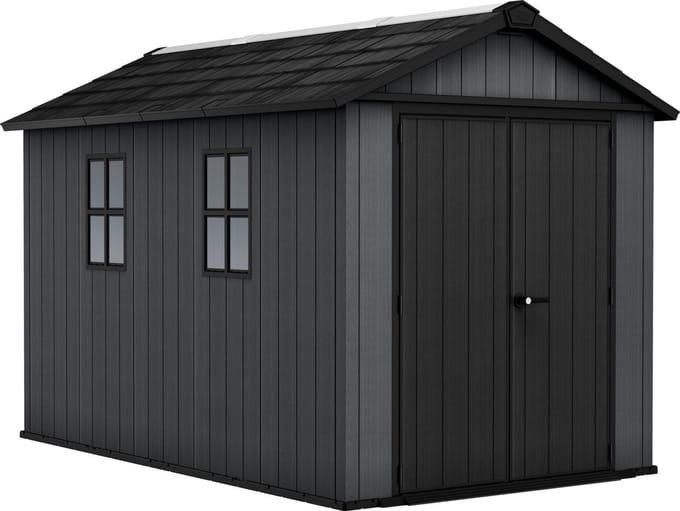 Keter Newton 7511 Tuinhuis - 350x230x246cm - Grijs