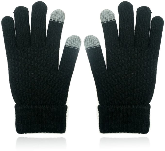 LGT JWLS Dames Touchscreen Handschoenen in Zwart