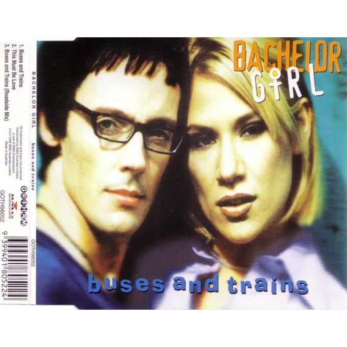 CD BACHELOR GIRL - Buses And Trains GOTH98052 Gotham 1998 Australië Pop Gebruikt
