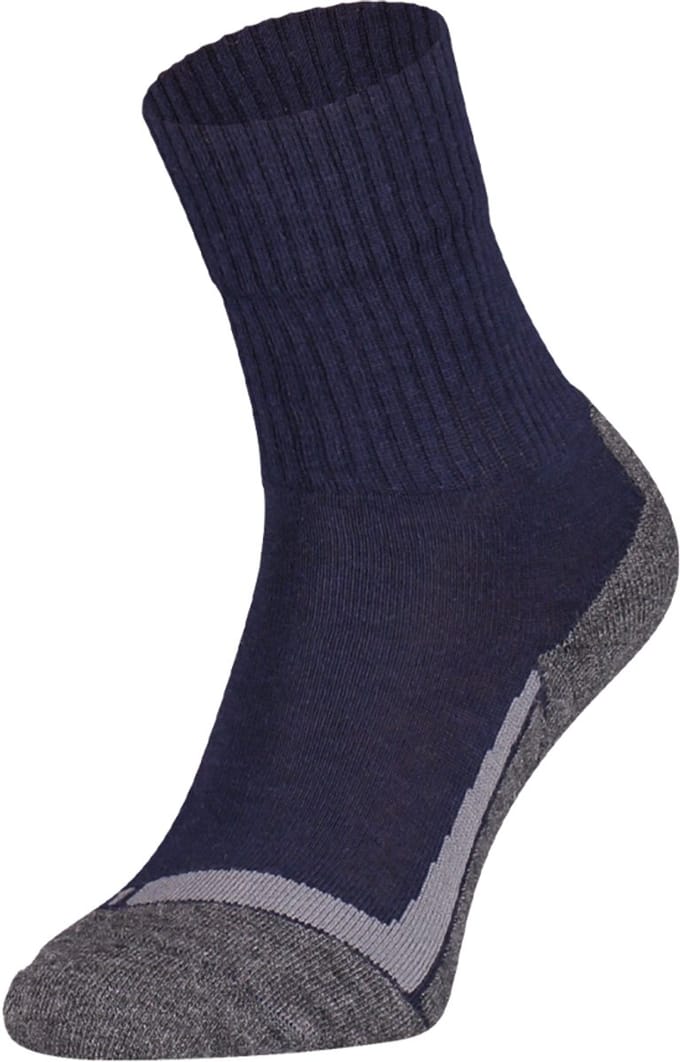 S12 Merino wollen wandelsokken – Marine – 46-48