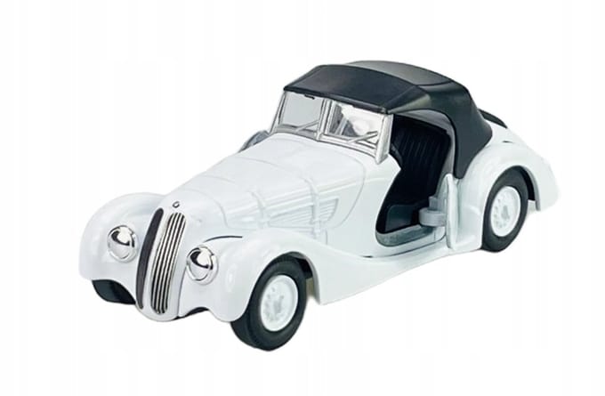 Welly Old Timer BMW 328 Wit Metaal 1:34 Model Auto