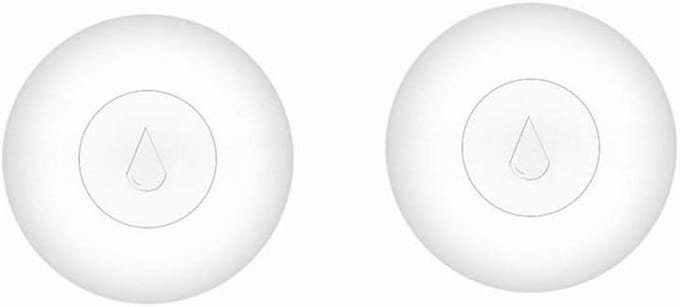 Waterlekdetector - Vochtsensor - Huis Beveiligen - Real-time Alarm - 2 stuks - Wit