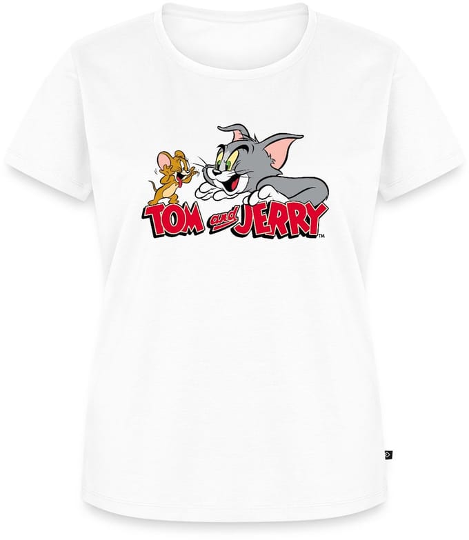 Tom En Jerry Vang Me Maar Premium T Shirt Dames