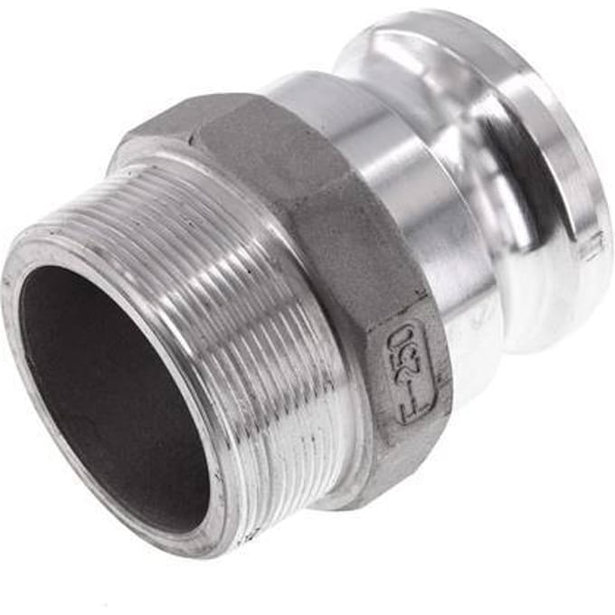 Camlock DN 60 (2 1/2'') Koppeling AluminiumR 2 1/2'' met buitendraad Type F MIL-C-27487